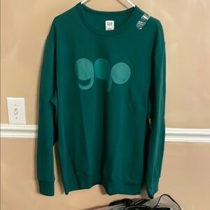 GAP Men's Teal Crewneck Sweater